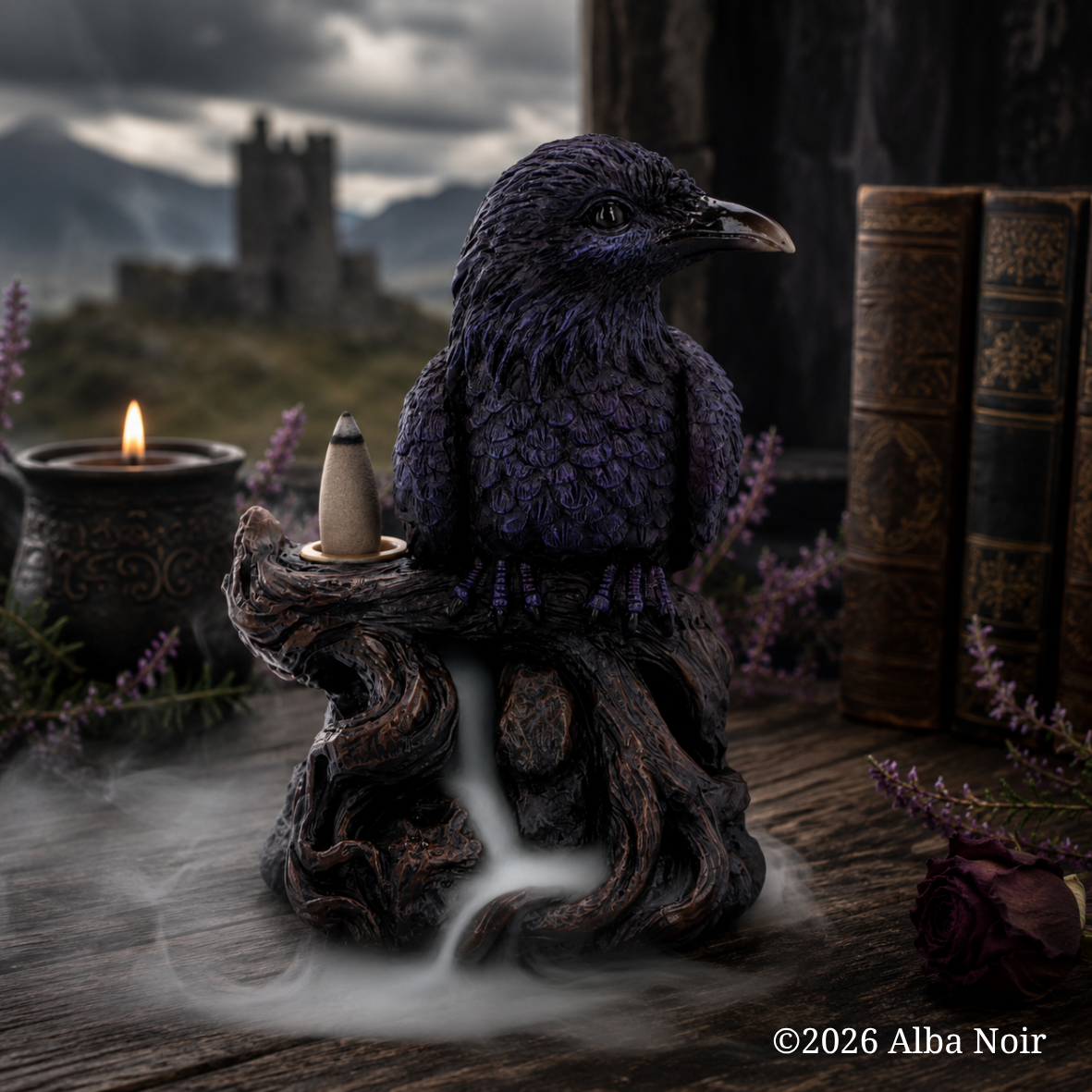 Raven Roost Backflow Incense Burner