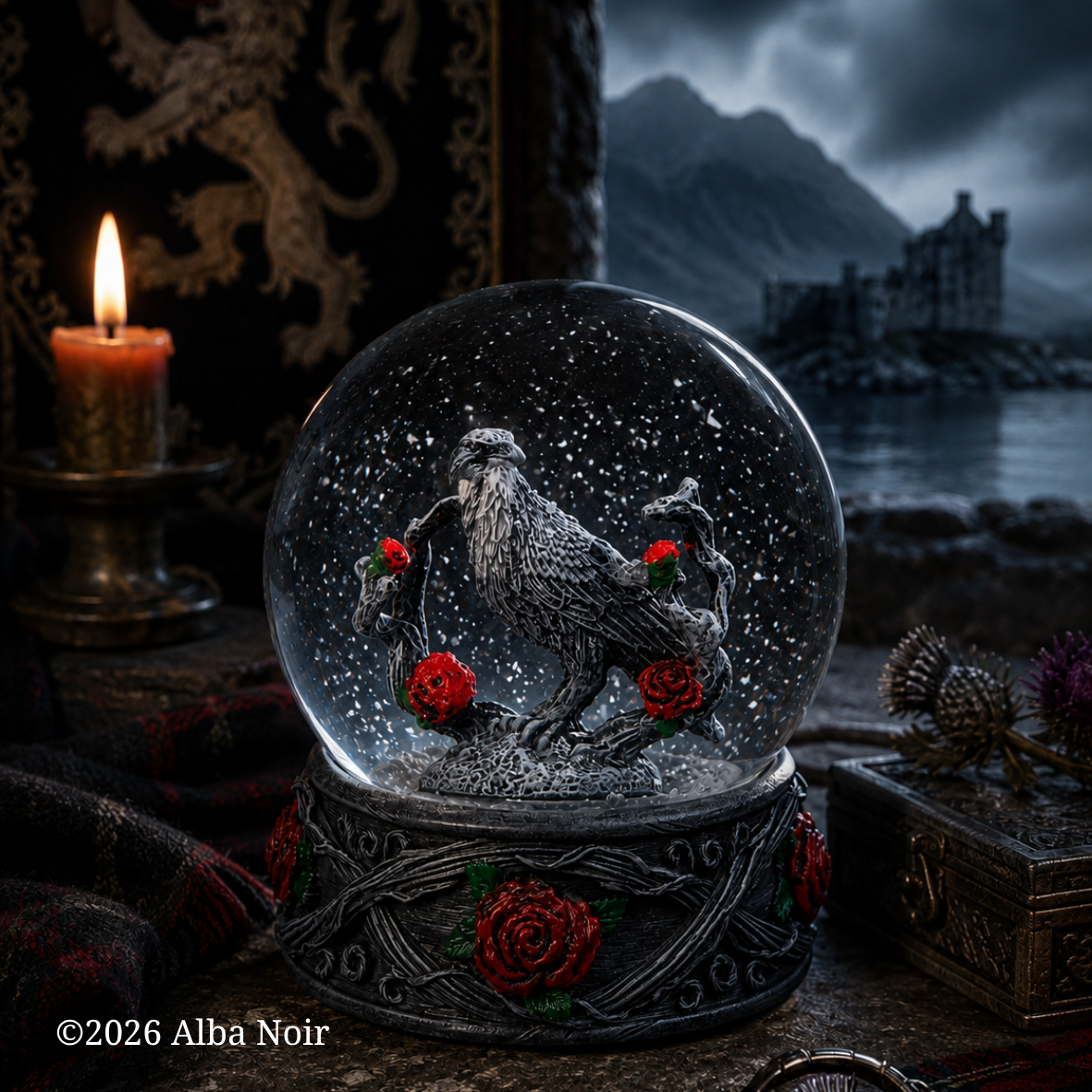 The Watcher of the Glen Snow Globe